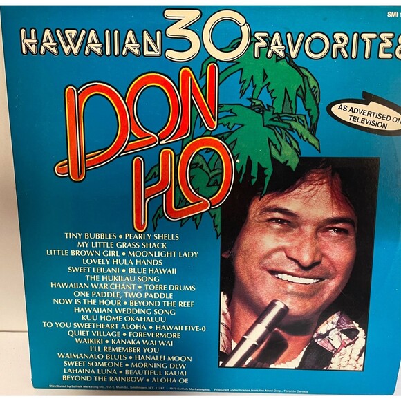 Other - Don Ho - 30 Hawaiian Favorites - As Seen On TV Vinyl SMI 1-17